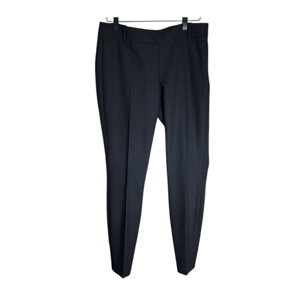 J. Crew Solid Black Minnie Tapered Ankle Dress Pants Womens Work Trousers Size 4